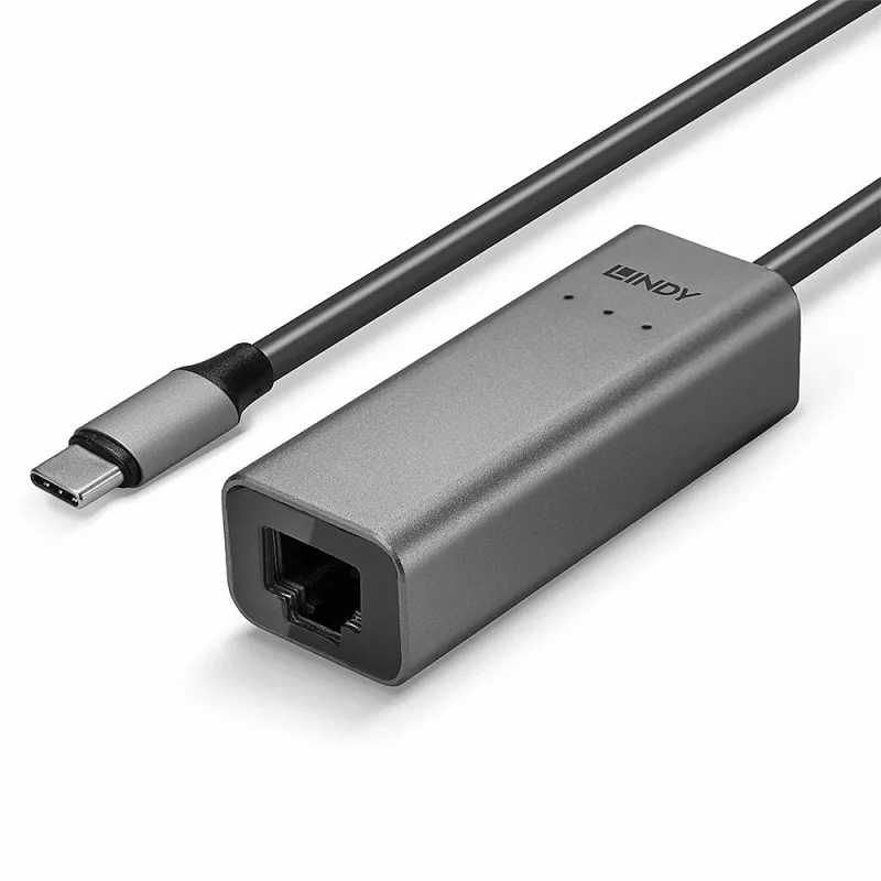 Konwerter Ethernet Lindy USB 3.2 Typu C 2,5G 43314