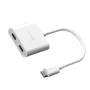 Adapter USB-C na podwójny USB-C j5create JCA164-N 3840x2160 240 Hz