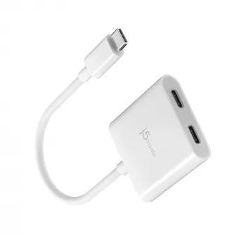 Adapter USB-C na podwójny USB-C j5create JCA164-N 3840x2160 240 Hz