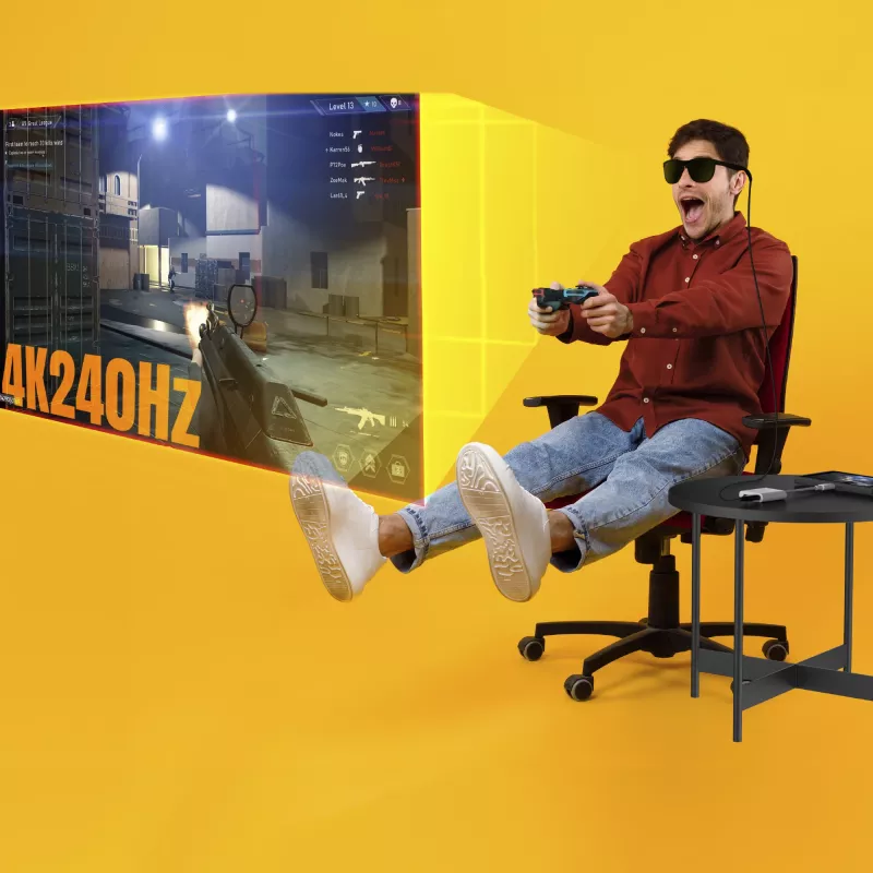 Adapter USB-C na podwójny USB-C j5create JCA164-N 3840x2160 240 Hz