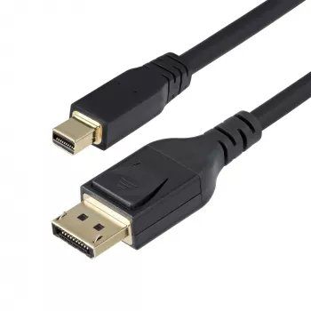 StarTech.com 10ft (3m) Mini DisplayPort na DisplayPort 1.4 kabel – 8K 60Hz/4K 120Hz HBR3 HDR, UHD mDP do DP 1.4 przewód, monitor/wideo Ultra HD