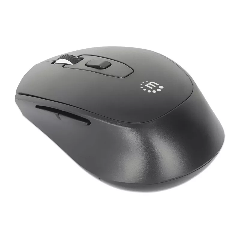 Manhattan MW6200 mysz bezprzewodowa, odbiornik nano USB-A, czarna