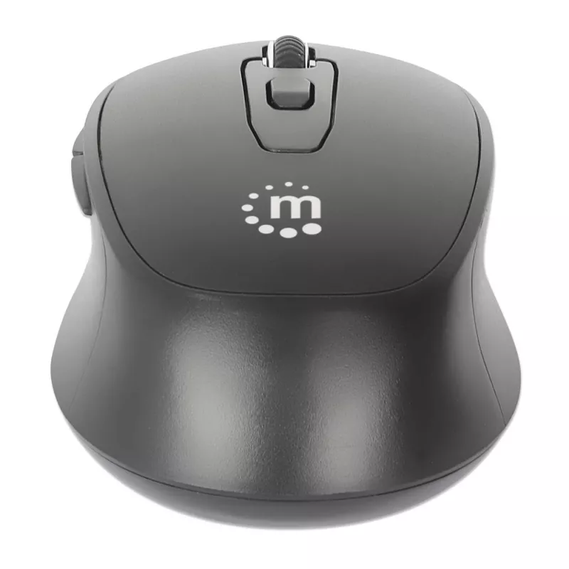 Manhattan MW6200 mysz bezprzewodowa, odbiornik nano USB-A, czarna