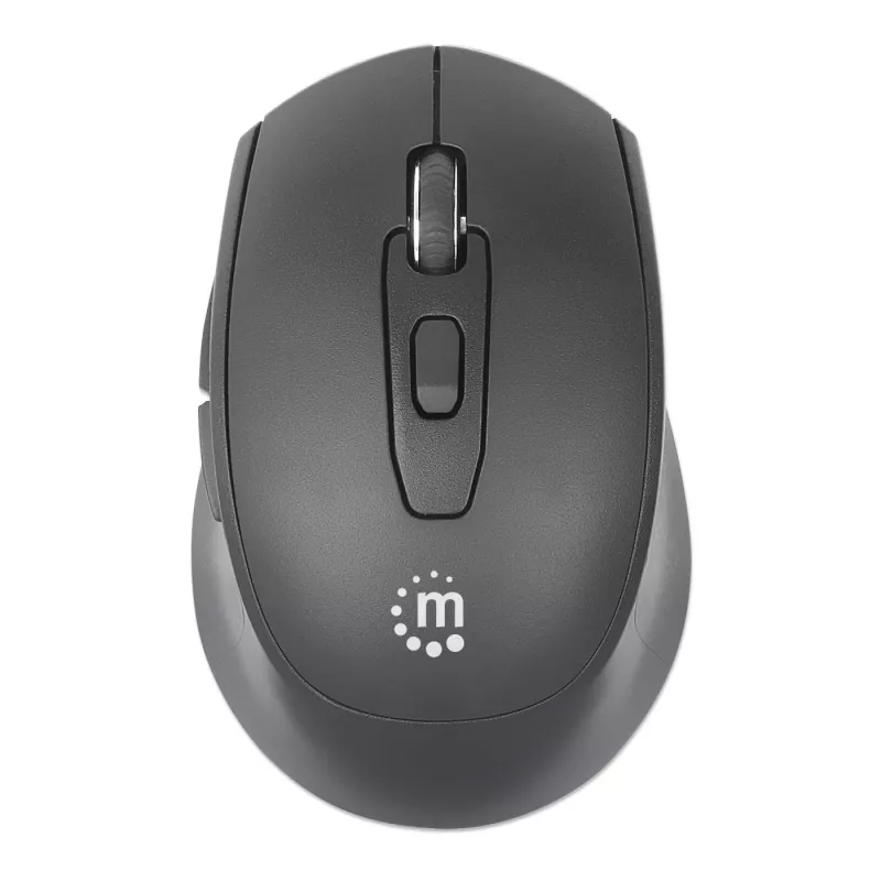 Manhattan MW6200 mysz bezprzewodowa, odbiornik nano USB-A, czarna