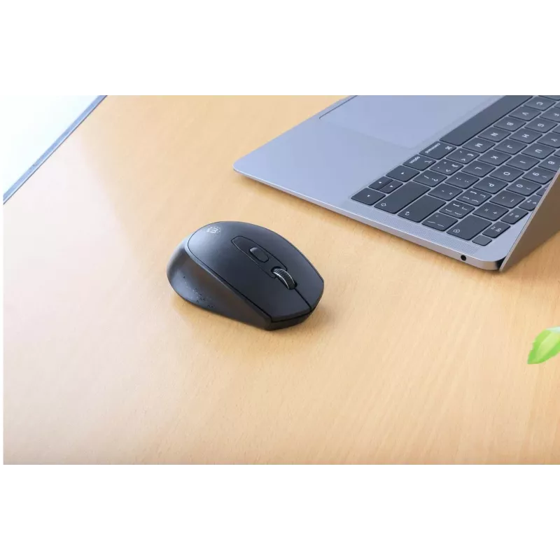 Manhattan MW6200 mysz bezprzewodowa, odbiornik nano USB-A, czarna