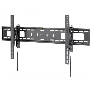 Manhattan TV & Monitor Mount Anti Theft Wall Tilt 43-100 Czarny VESA 200x200 do 800x400mm Max 75kg