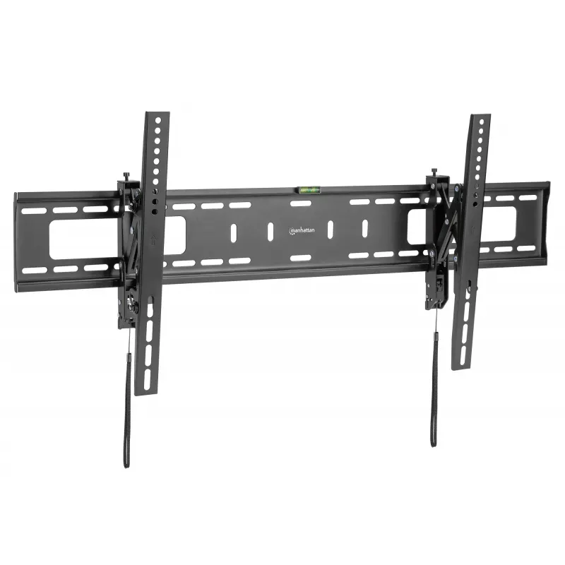 Manhattan TV & Monitor Mount Anti Theft Wall Tilt 43-100 Czarny VESA 200x200 do 800x400mm Max 75kg