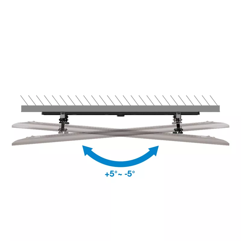 Manhattan TV & Monitor Mount Anti Theft Wall Tilt 43-100 Czarny VESA 200x200 do 800x400mm Max 75kg