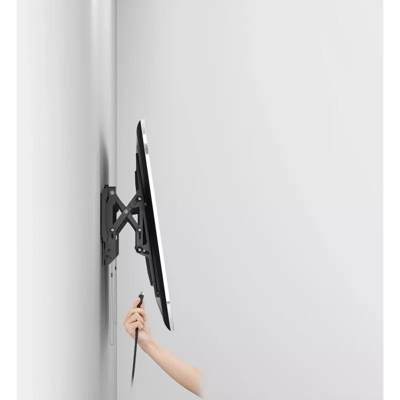 Manhattan TV & Monitor Mount Anti Theft Wall Tilt 43-100 Czarny VESA 200x200 do 800x400mm Max 75kg