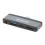 Podróżna stacja dokująca USB-C Manhattan 190404 4 porty HDMI USB-A USB-C 3,5 mm