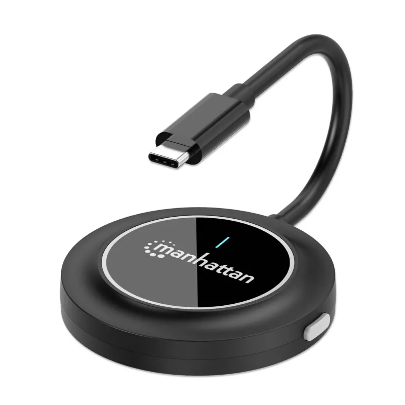 Nadajnik AV Manhattan 208437 1920x1080 30 m bezprzewodowy USB Type-C
