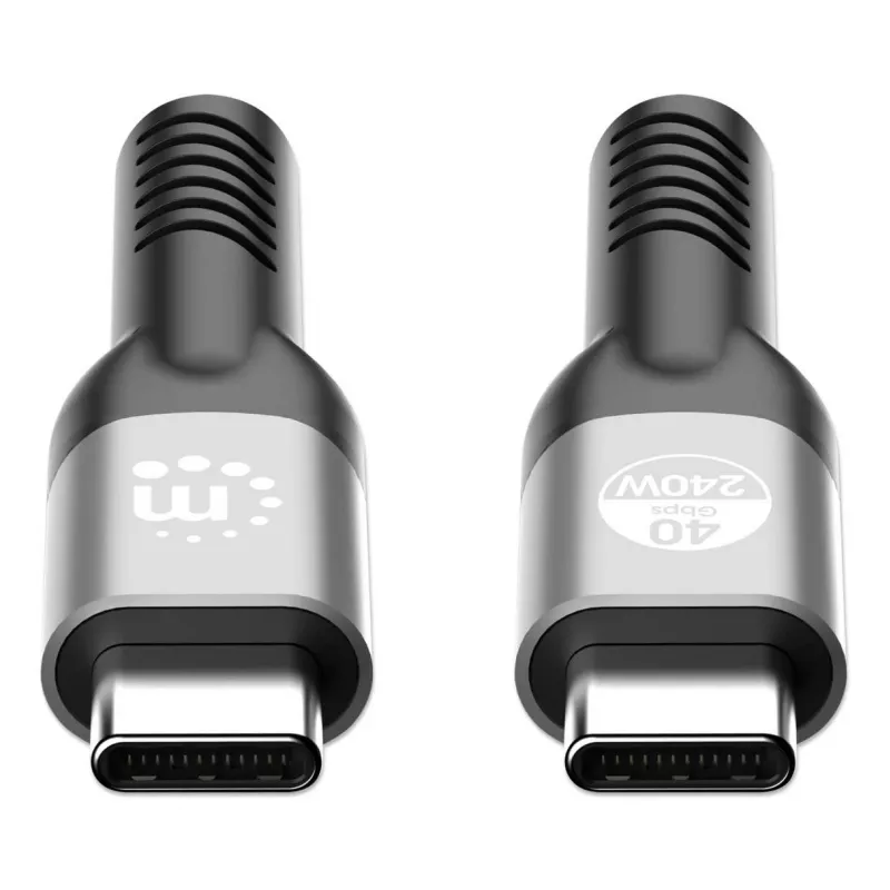 Kabel męski USB-C do męskiego USB-C Manhattan 2m USB4 Gen 3x2 8K 60Hz