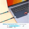 Kabel męski USB-C do męskiego USB-C Manhattan 2m USB4 Gen 3x2 8K 60Hz