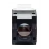 Keystone jack Cat.6A nieekranowany bez narzędziowy, EQUIP 769227, RJ-45, płaska konstrukcja, biały, 8 szt.