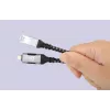 Manhattan USB-C na Gigabitowy Ethernet RJ45 kabel sieciowy 2 m czarny/srebrny