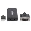 Konwerter VGA i USB-A na HDMI Manhattan 152426