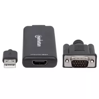 Konwerter VGA i USB-A na HDMI Manhattan 152426