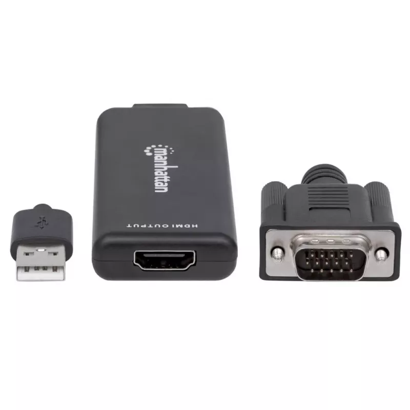 Konwerter VGA i USB-A na HDMI Manhattan 152426