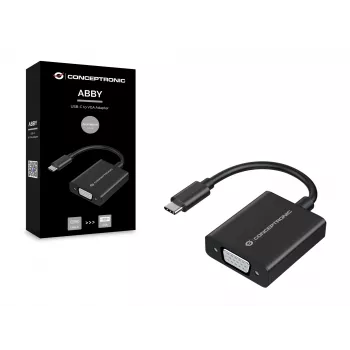 Adapter USB-C na VGA Conceptronic ABBY05B