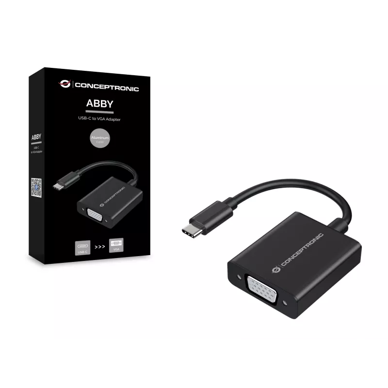 Adapter USB-C na VGA Conceptronic ABBY05B