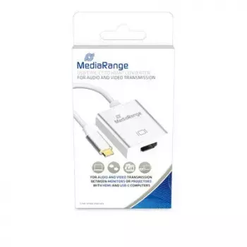 Adapter graficzny USB MediaRange MRCS194 4096 x 3112 pikseli Srebrny