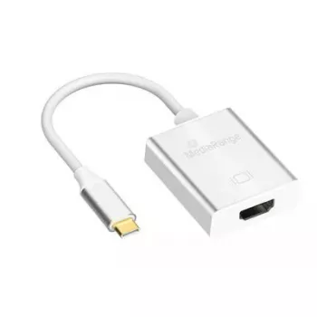 Adapter graficzny USB MediaRange MRCS194 4096 x 3112 pikseli Srebrny