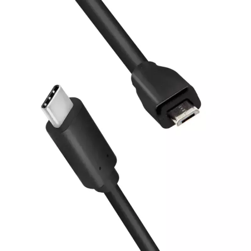 Kabel LogiLink CU0196 USB 2.0 0,5 m USB-C na Micro-USB B czarny