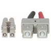 Intellinet Fiber Optic Patch kabel, OM4, LC/SC, 1m, Violet, Duplex, Multimode, 50/125 µm, LSZH, Fibre, Lifetime Warranty