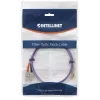 Intellinet Fiber Optic Patch kabel, OM4, LC/SC, 1m, Violet, Duplex, Multimode, 50/125 µm, LSZH, Fibre, Lifetime Warranty