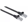 Intellinet sieciowy Patch kabel, Cat6, 5m, Czarny, Miedź, S/FTP, LSOH/LSZH, PVC, RJ45, Pozłacane Styki, Snagless, Booted, Dożywotnia Gwarancja