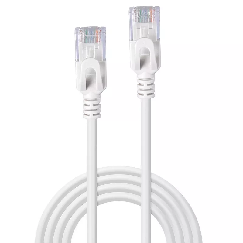 Lindy 1m Cat.6A U/UTP Ultra cienki Kabel sieciowy, szary