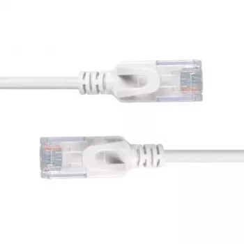 Lindy 2m Cat.6A U/UTP Ultra cienki Kabel sieciowy, szary