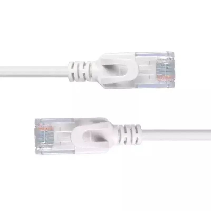 Lindy 2m Cat.6A U/UTP Ultra cienki Kabel sieciowy, szary