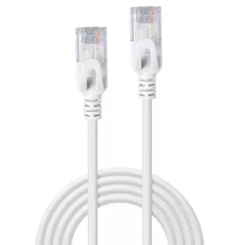 Lindy 2m Cat.6A U/UTP Ultra cienki Kabel sieciowy, szary