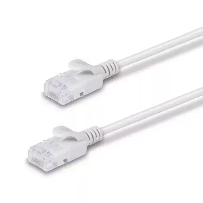 Lindy 2m Cat.6A U/UTP Ultra cienki Kabel sieciowy, szary