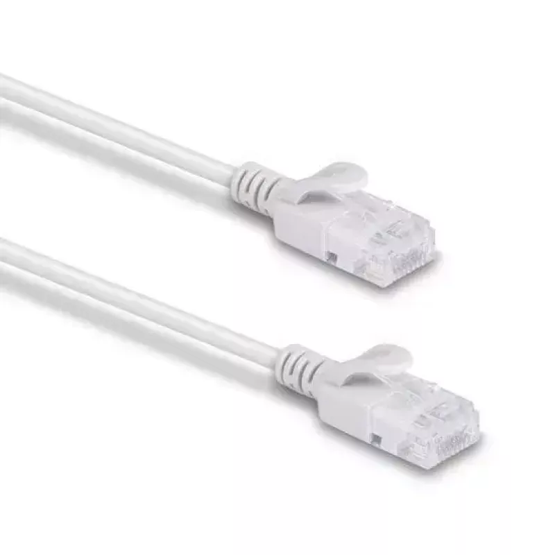 Lindy 2m Cat.6A U/UTP Ultra cienki Kabel sieciowy, szary