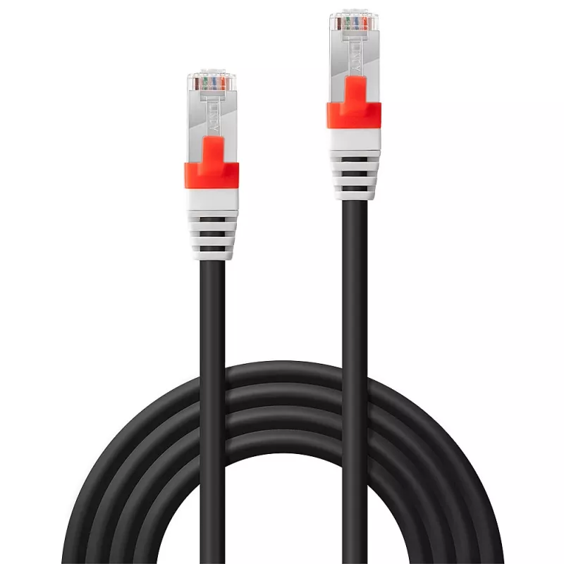 Lindy 45367 kabel sieciowy Czarny 7,5 m Cat6a S/FTP (S-STP)