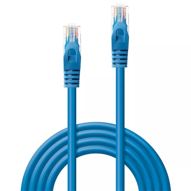 Kabel sieciowy Lindy 48172 niebieski 1 m Cat6 U/UTP (UTP)