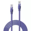 Kabel sieciowy Lindy 2m CAT6 RJ-45 U/UTP Fioletowy