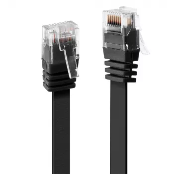 Lindy 47525 kabel sieciowy Czarny 10 m Cat6 U/UTP (UTP)