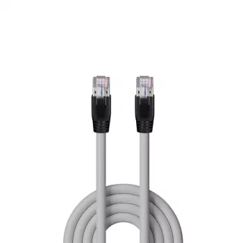 Kabel sieciowy Lindy Cat.6A U/FTP LSZH, drut, 60 m, szary, RJ-45