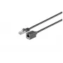 Microconnect MC-SFTP-CAT7005EXT-S kabel sieciowy Czarny 0,5 m Cat7 S/FTP (S-STP)