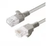 Kabel sieciowy Microconnect V-UTP6015-cienki RJ45 Cat5e 15m szary
