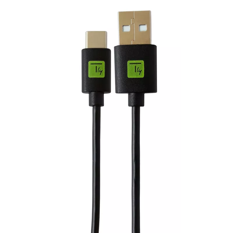 Kabel USB Techly ICOC MUSB20-CMAM01T USB 2.0 0,1 m USB A USB C Czarny