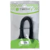 Techly USB 2.0 Kabel A Męski / Mini B Męski 90° 1.8 m Czarny ICOC MUSB-AA-018ANG