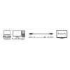 Techly ICOC DSP-A14-030NT kabel DisplayPort 3 m Czarny