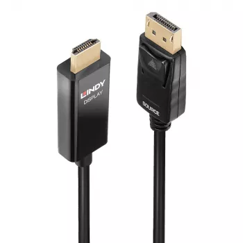 Lindy 0.5m Aktywny kabel DisplayPort na HDMI z HDR