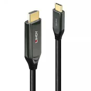 Kabel przejściowy Lindy USB Type C do HDMI 8K60, 1 m