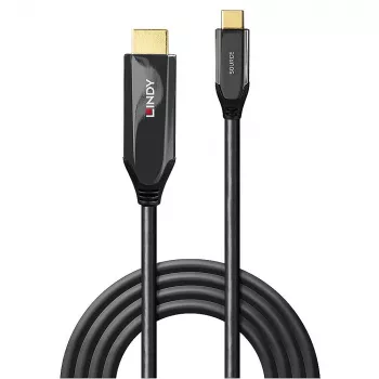 Kabel przejściowy Lindy USB Type C do HDMI 8K60, 1 m