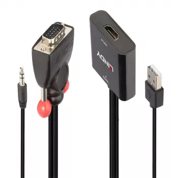 Konwerter VGA i Audio na HDMI Lindy 38284